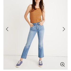 Madewell NWOT Cali Demi boot jeans 30p